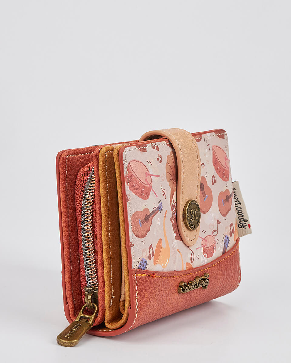 Γυναικείο Πορτοφόλι Sweet Candy με Ρομαντικό Μοτίβο