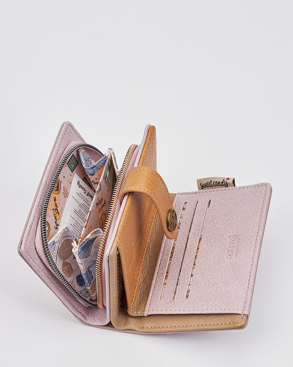 Γυναικείο Πορτοφόλι Sweet Candy με Ρομαντικό Μοτίβο
