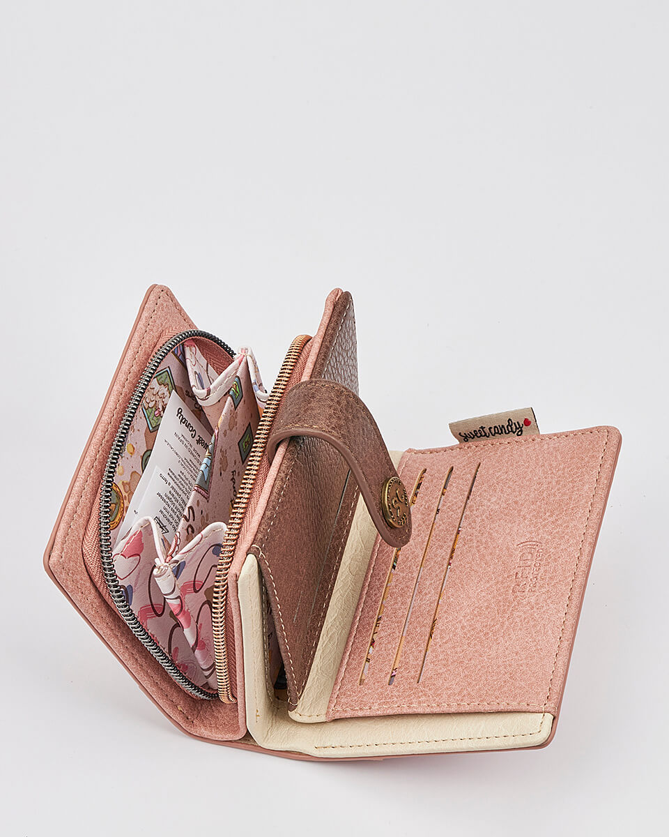 Γυναικείο Πορτοφόλι Sweet Candy με Ρομαντικό Μοτίβο