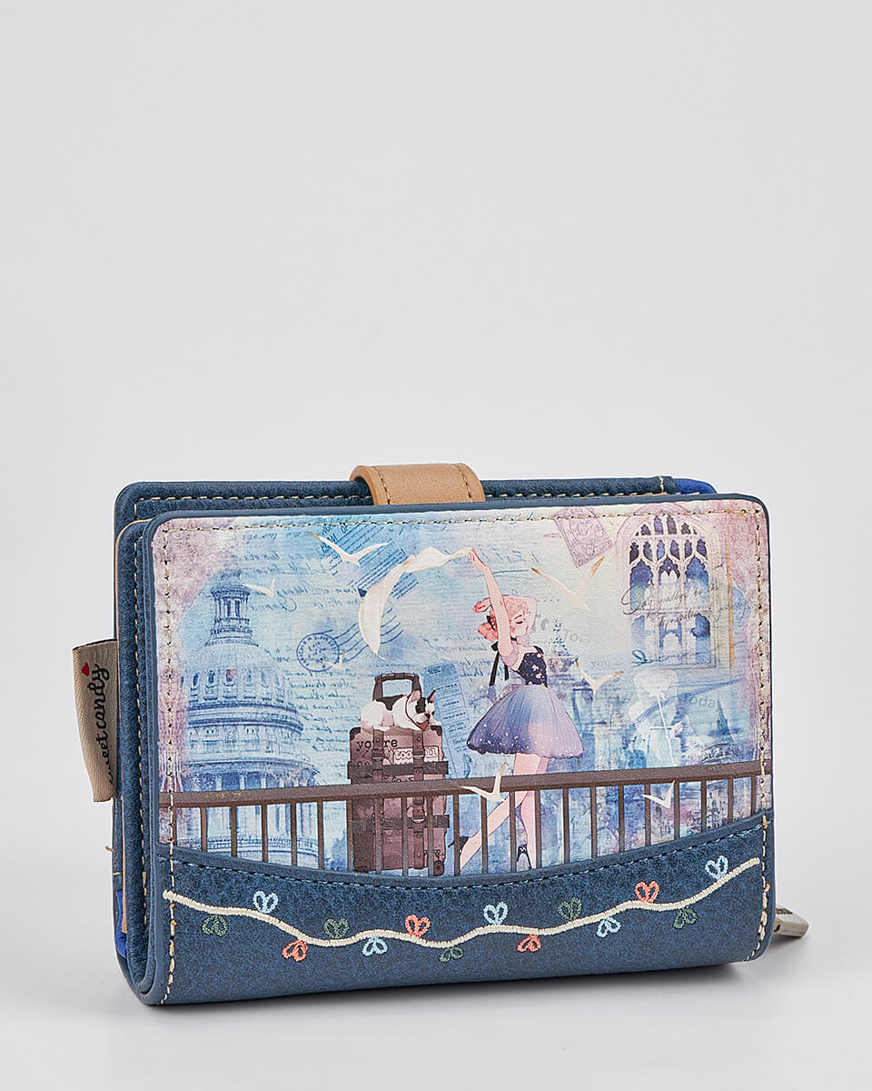 Γυναικείο Πορτοφόλι Sweet Candy με Ρομαντικό Μοτίβο