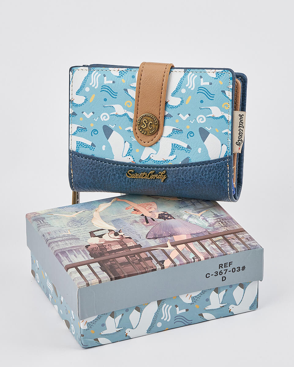 Γυναικείο Πορτοφόλι Sweet Candy με Ρομαντικό Μοτίβο