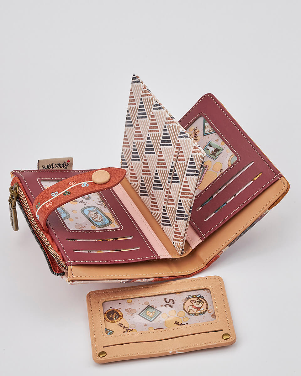 Γυναικείο Πορτοφόλι Sweet Candy με Ρομαντικό Μοτίβο