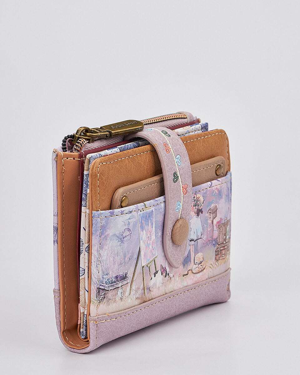 Γυναικείο Πορτοφόλι Sweet Candy με Ρομαντικό Μοτίβο