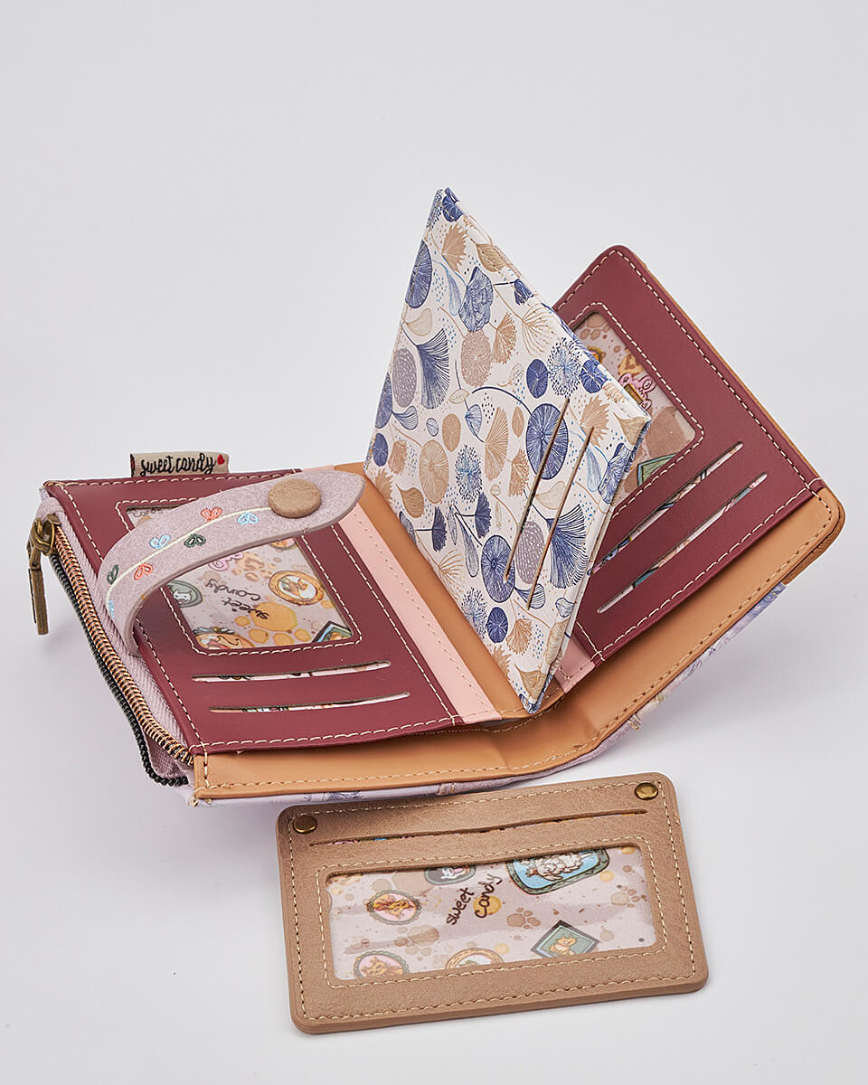 Γυναικείο Πορτοφόλι Sweet Candy με Ρομαντικό Μοτίβο