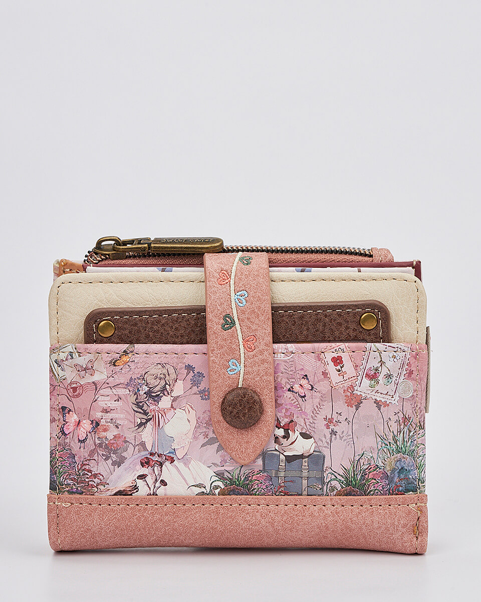 Γυναικείο Πορτοφόλι Sweet Candy με Ρομαντικό Μοτίβο