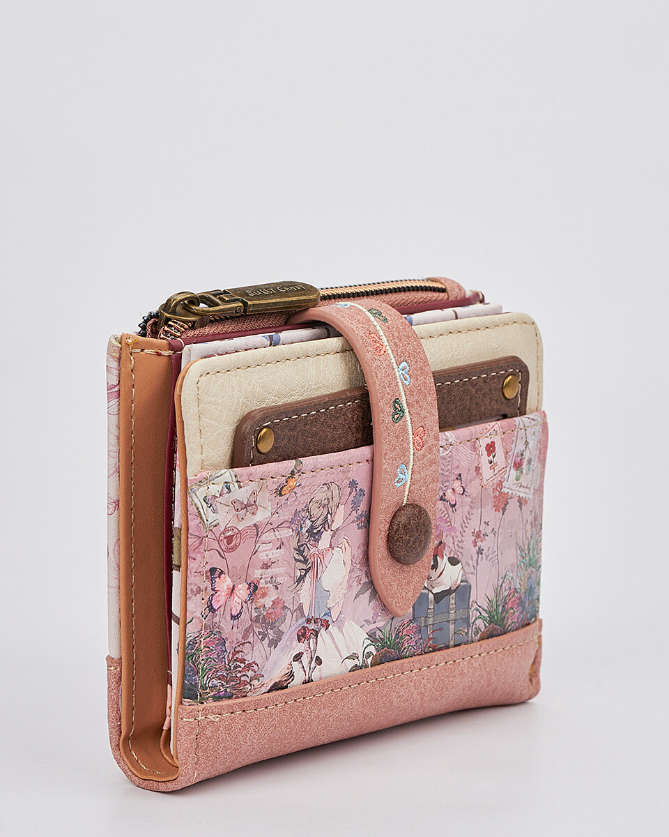Γυναικείο Πορτοφόλι Sweet Candy με Ρομαντικό Μοτίβο