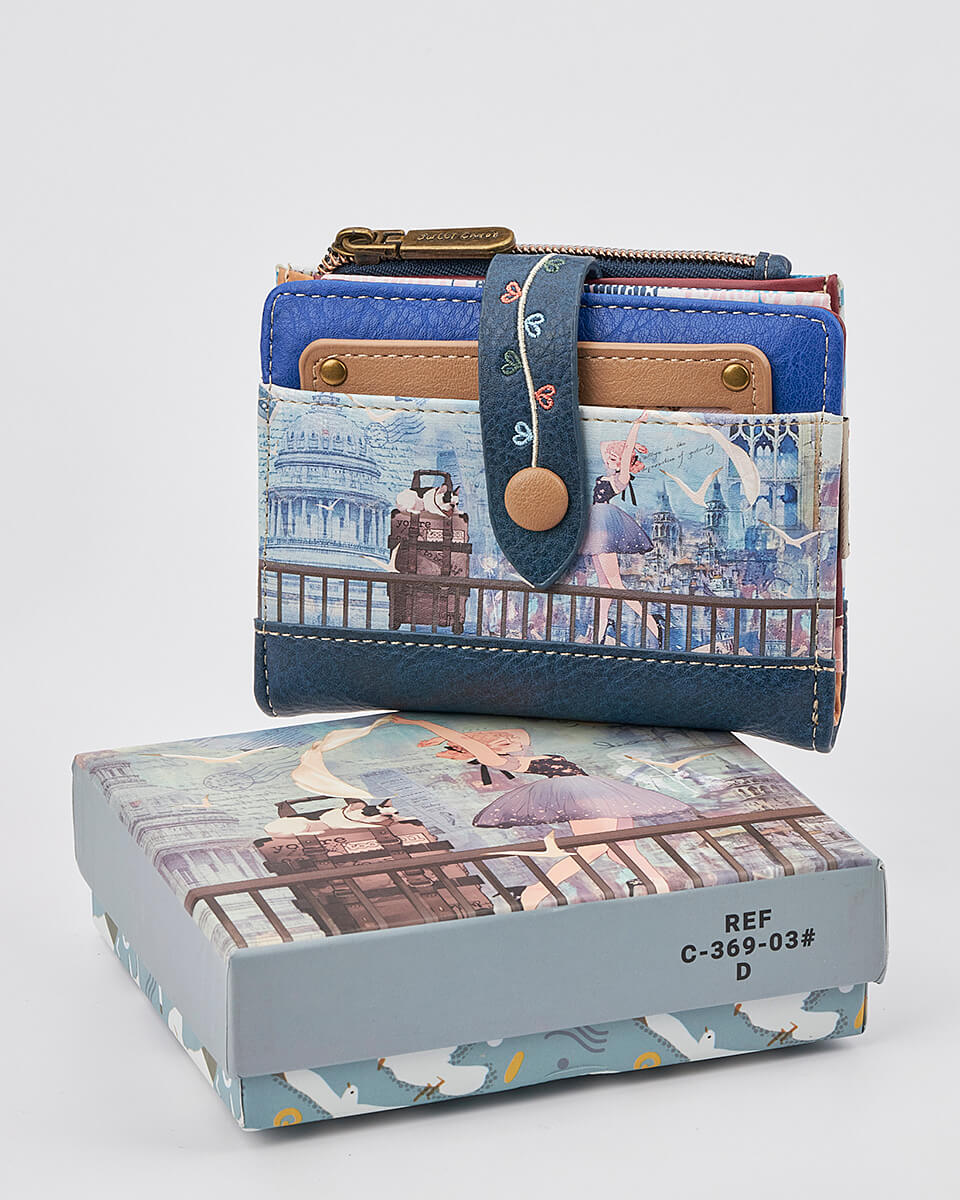 Γυναικείο Πορτοφόλι Sweet Candy με Ρομαντικό Μοτίβο