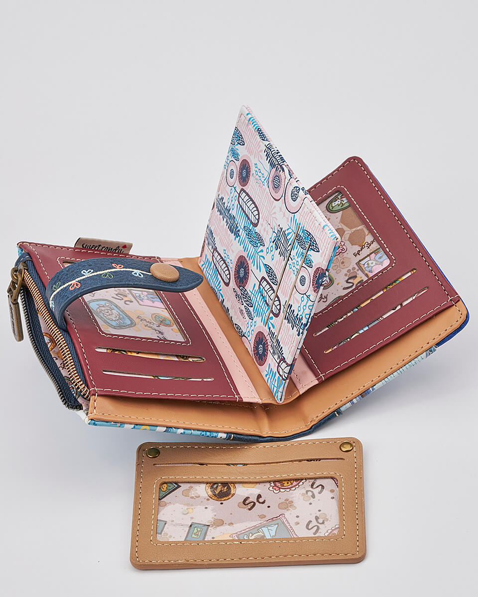 Γυναικείο Πορτοφόλι Sweet Candy με Ρομαντικό Μοτίβο