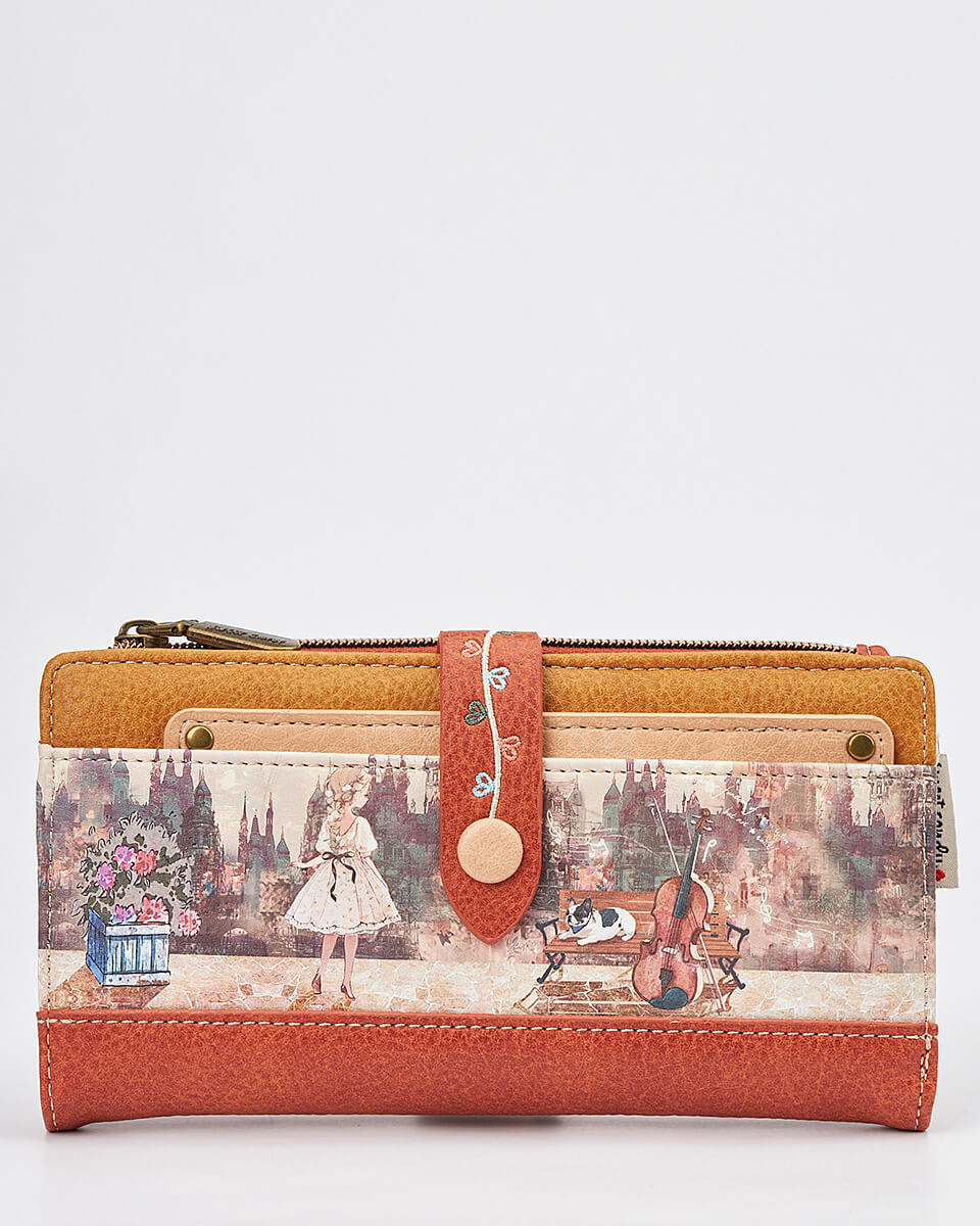 Γυναικείο Πορτοφόλι Sweet Candy με Ρομαντικό Μοτίβο