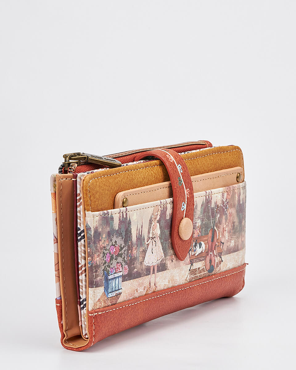Γυναικείο Πορτοφόλι Sweet Candy με Ρομαντικό Μοτίβο