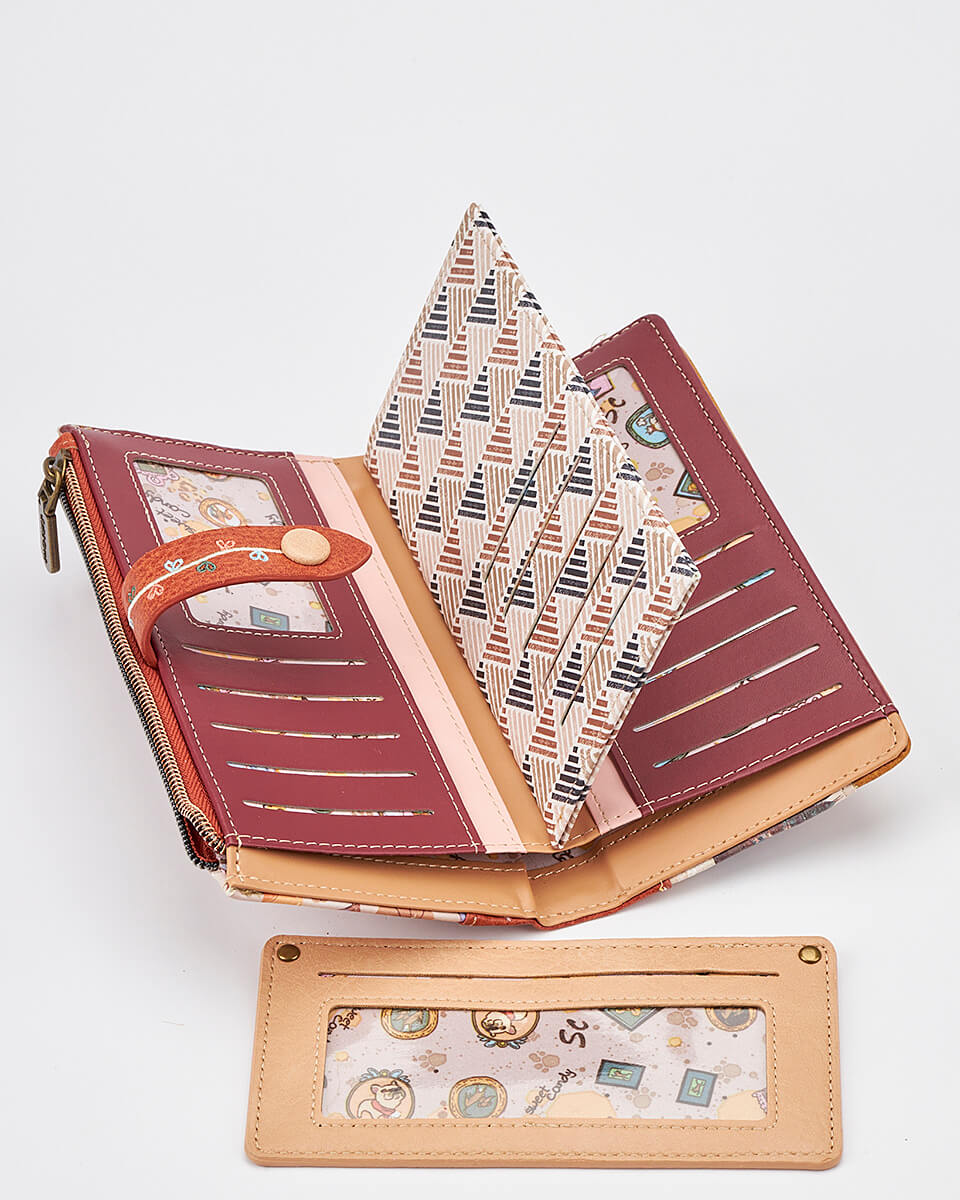 Γυναικείο Πορτοφόλι Sweet Candy με Ρομαντικό Μοτίβο