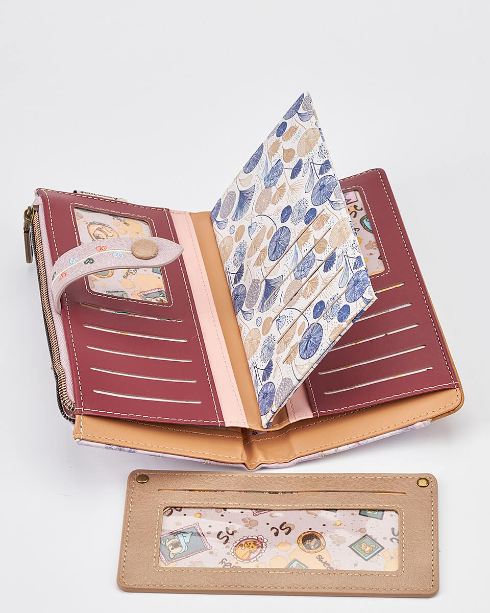 Γυναικείο Πορτοφόλι Sweet Candy με Ρομαντικό Μοτίβο