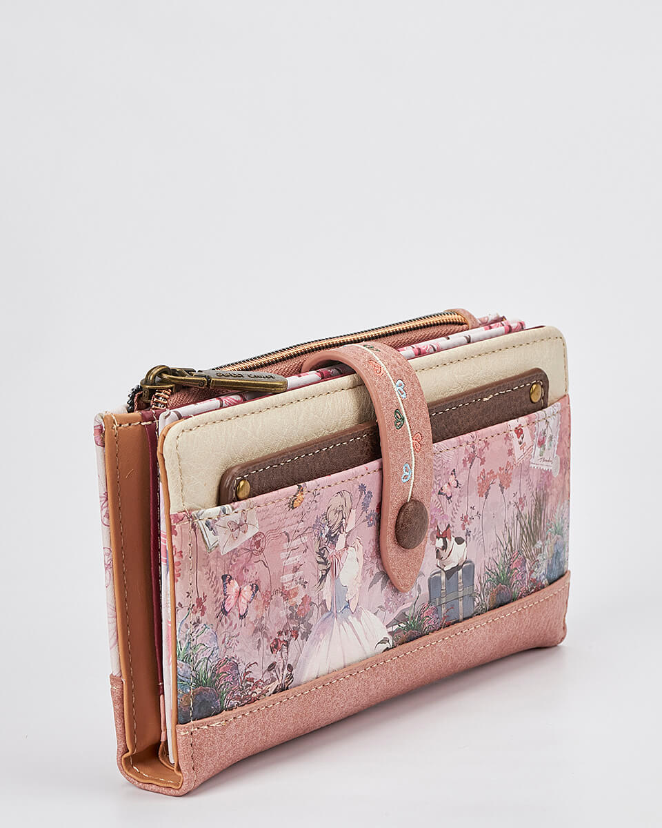 Γυναικείο Πορτοφόλι Sweet Candy με Ρομαντικό Μοτίβο