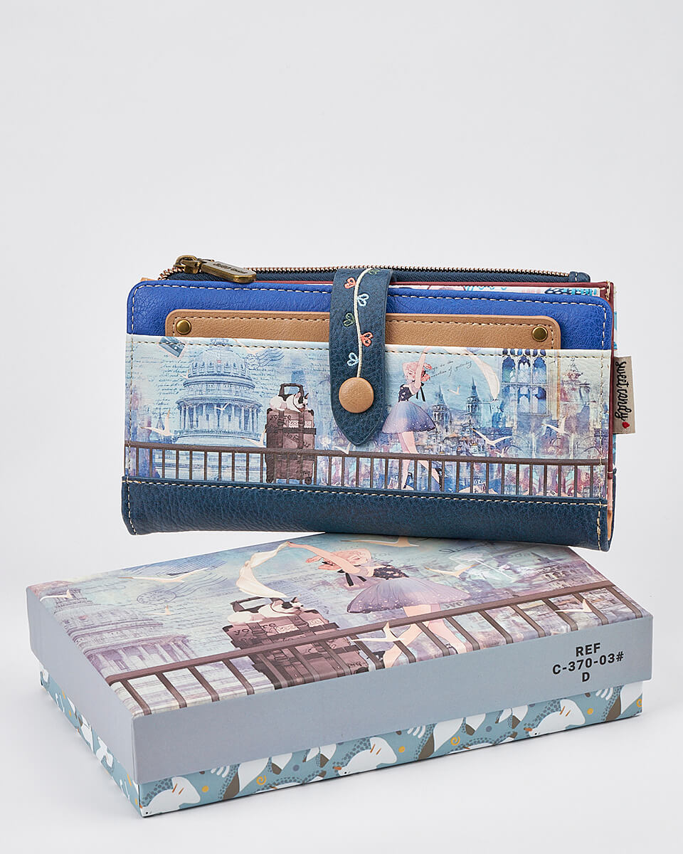 Γυναικείο Πορτοφόλι Sweet Candy με Ρομαντικό Μοτίβο