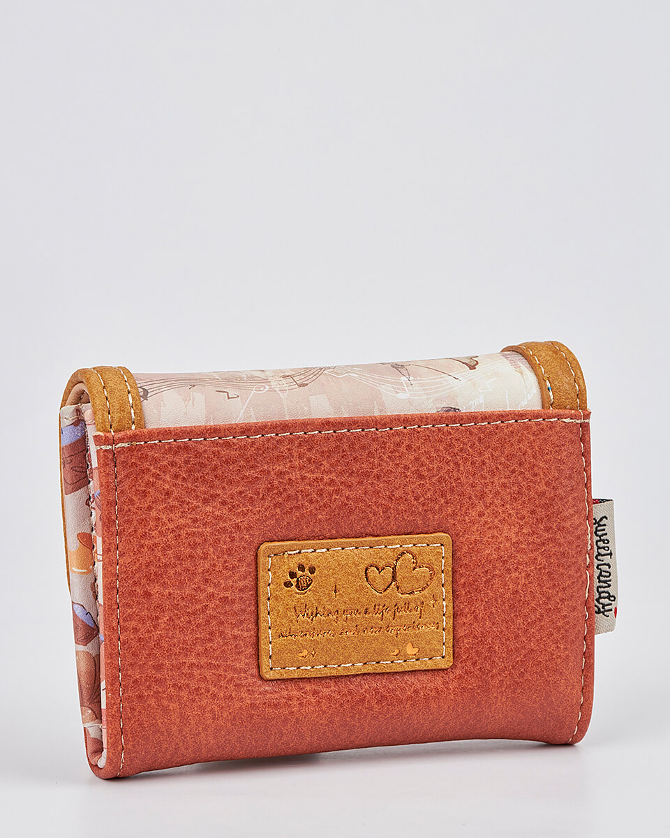 Γυναικείο Πορτοφόλι Sweet Candy με Ρομαντικό Μοτίβο