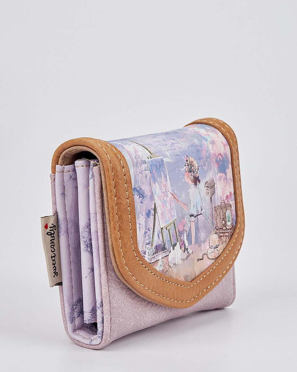 Γυναικείο Πορτοφόλι Sweet Candy με Ρομαντικό Μοτίβο