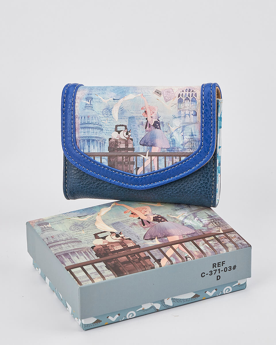 Γυναικείο Πορτοφόλι Sweet Candy με Ρομαντικό Μοτίβο