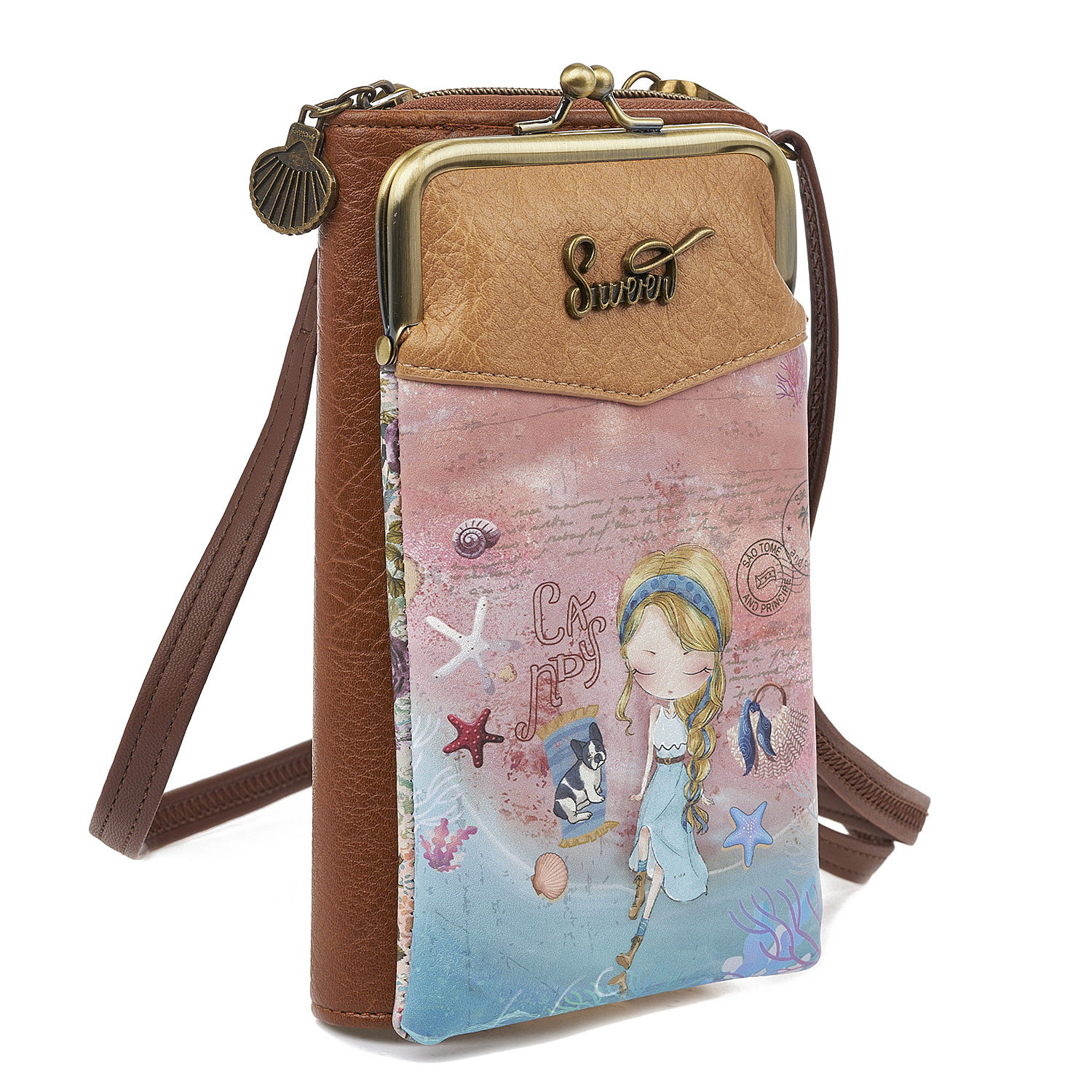 Γυναικείο Τσαντάκι Πορτοφόλι Sweet Candy CGC230-3 Beach