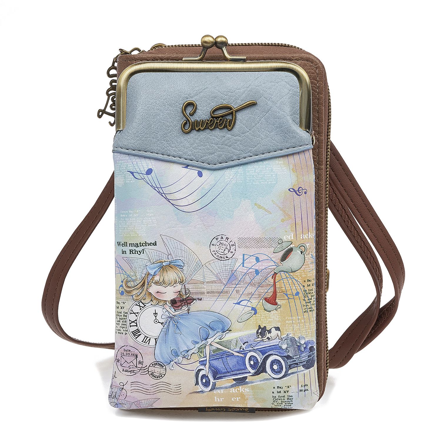 Γυναικείο Τσαντάκι Πορτοφόλι Sweet Candy CGC230-4 Car Γυναικείο Τσαντάκι Πορτοφόλι Sweet Candy CGC230-4 Car