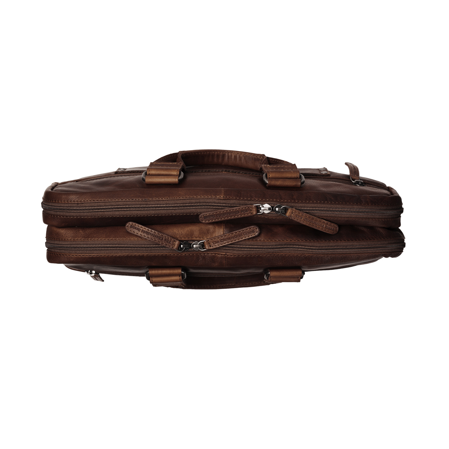 Chesterfield Leather Laptop Bag Seth Καφέ