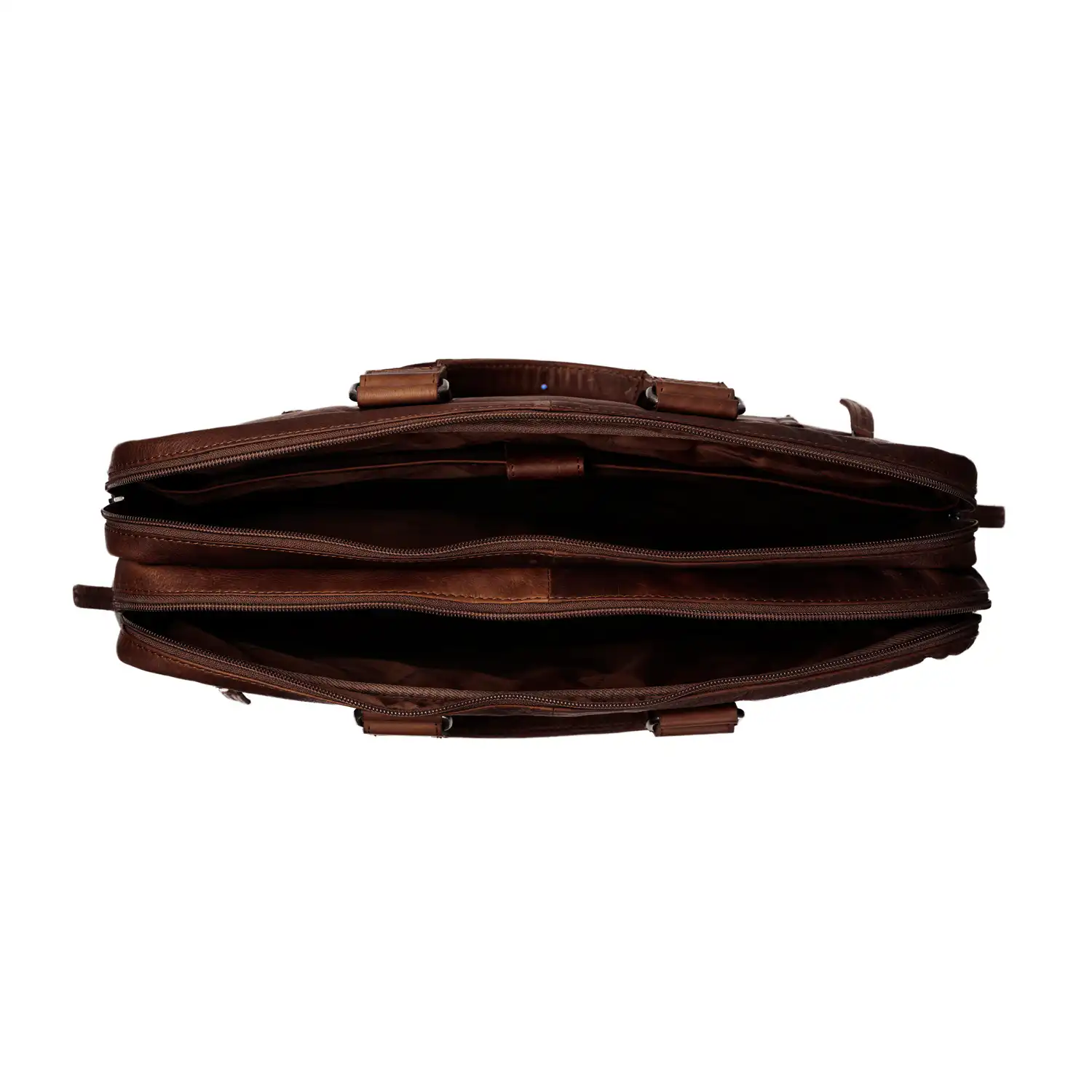 Chesterfield Leather Laptop Bag Seth Καφέ