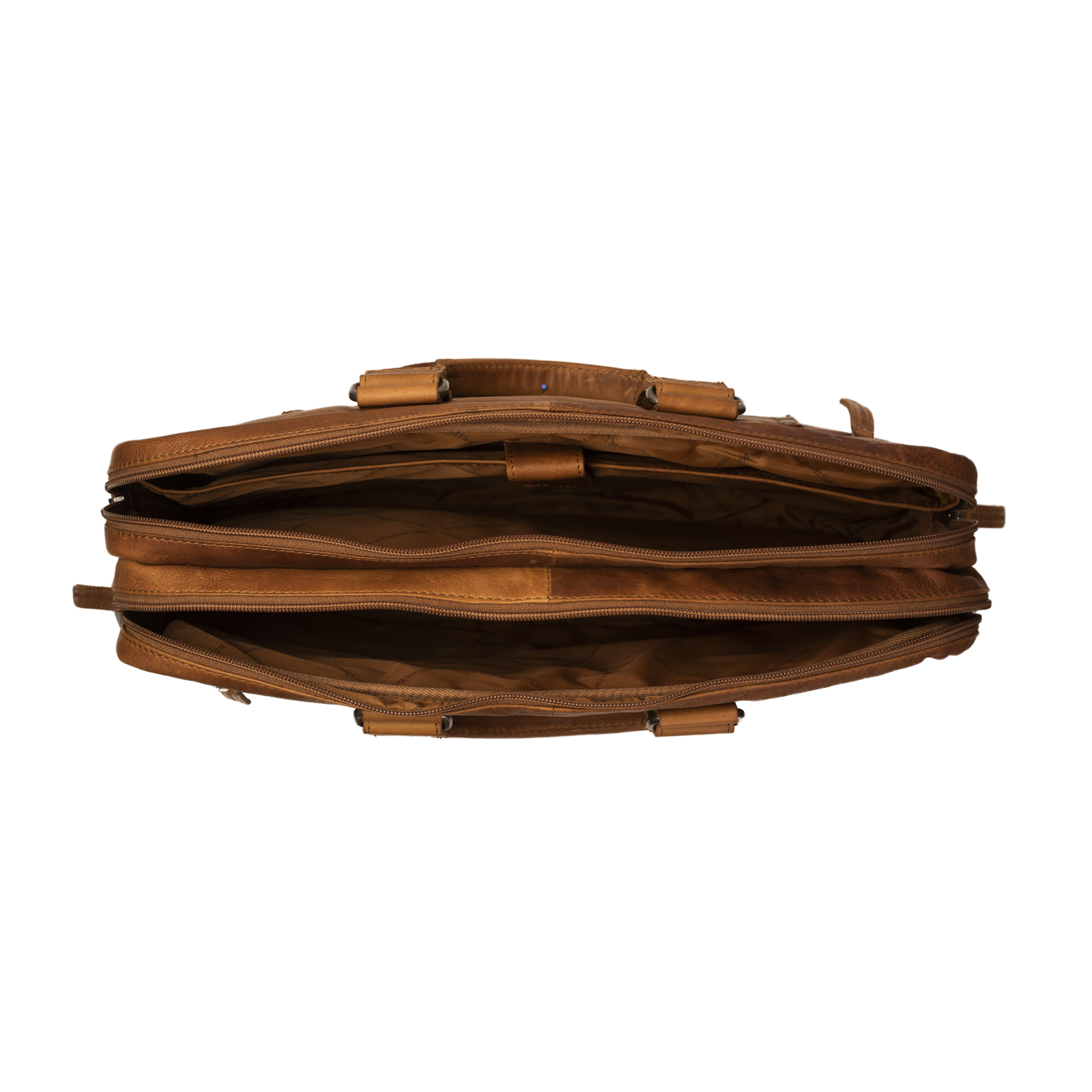 Chesterfield Leather Laptop Bag Seth Cognac