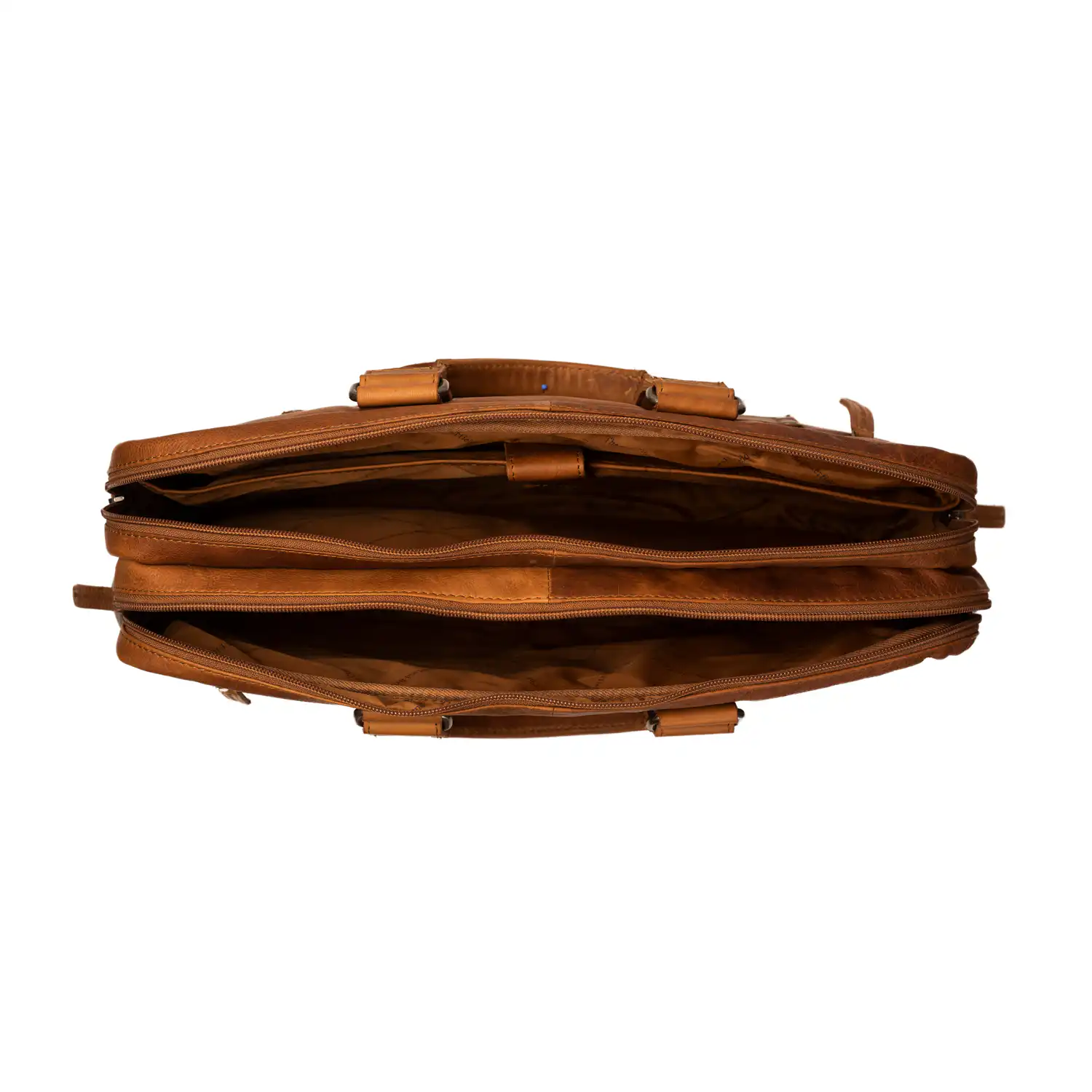 Chesterfield Leather Laptop Bag Seth Cognac