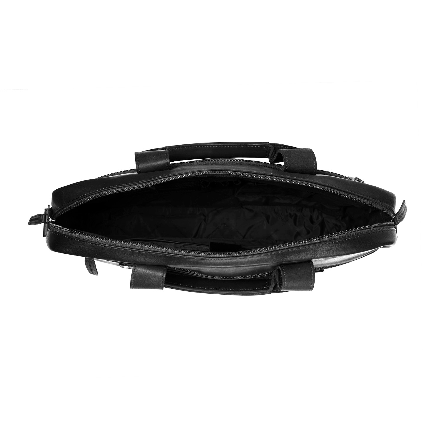 Chesterfield Leather Laptop Bag Calvi Black