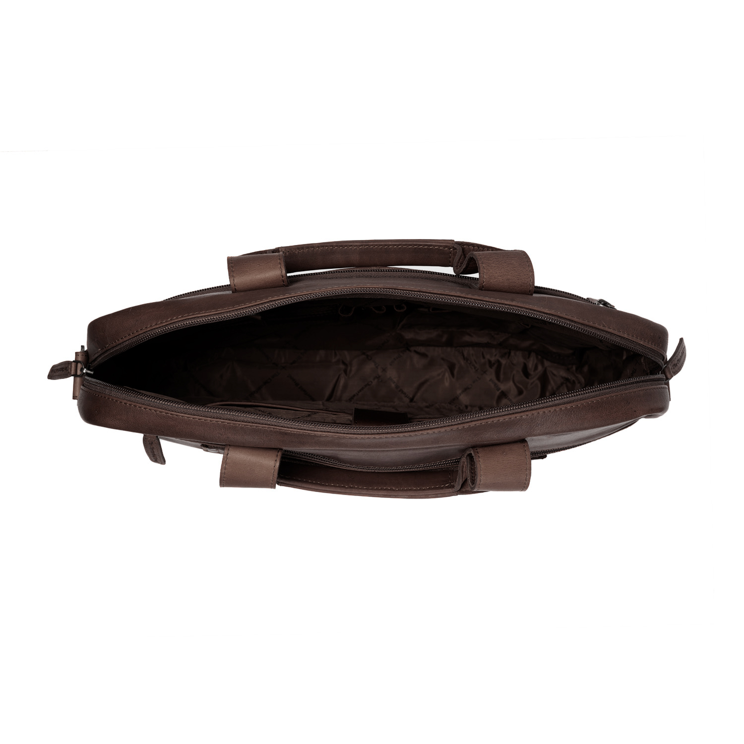 Chesterfield Leather Laptop Bag Calvi Brown