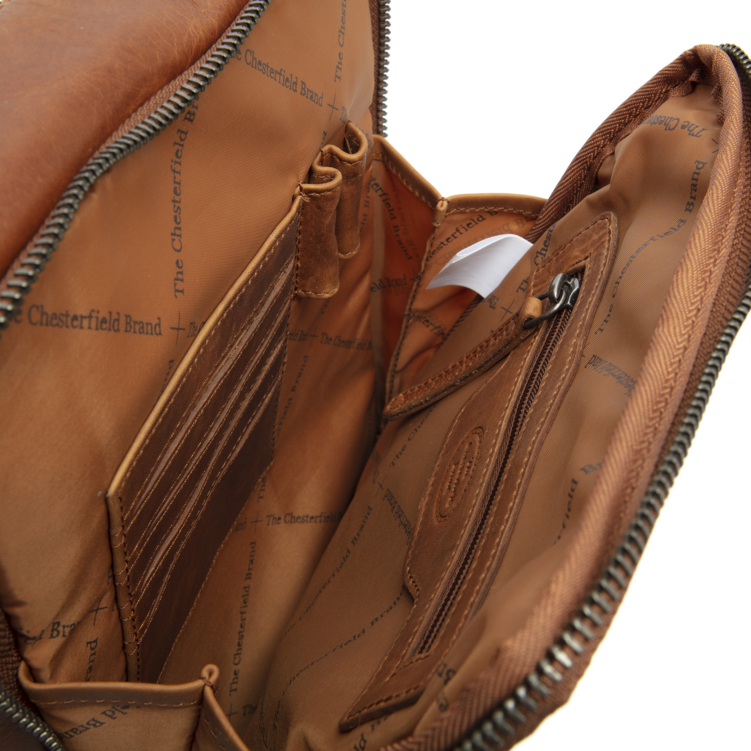 Chesterfield Leather Shoulder Bag Alva Ταμπά