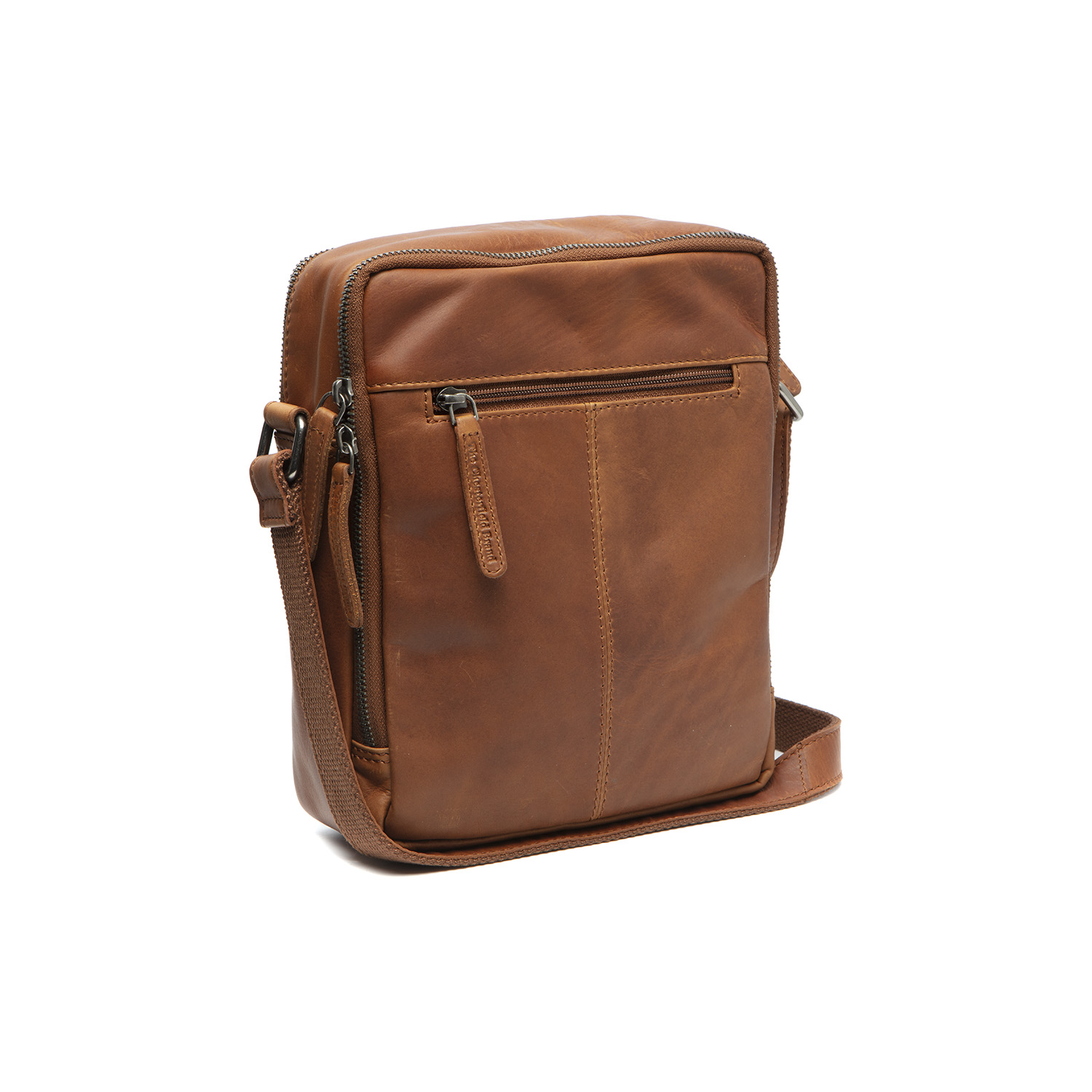 Chesterfield Leather Shoulder Bag Alva Ταμπά