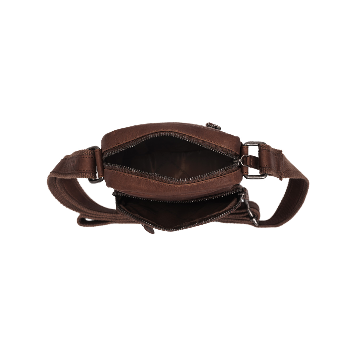 Chesterfield Leather Shoulder Bag Bremen Brown