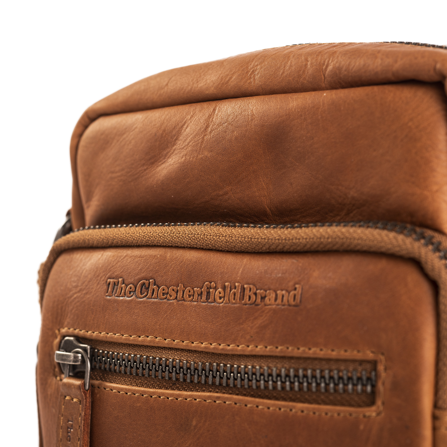 Chesterfield Leather Shoulder Bag Bremen Ταμπά
