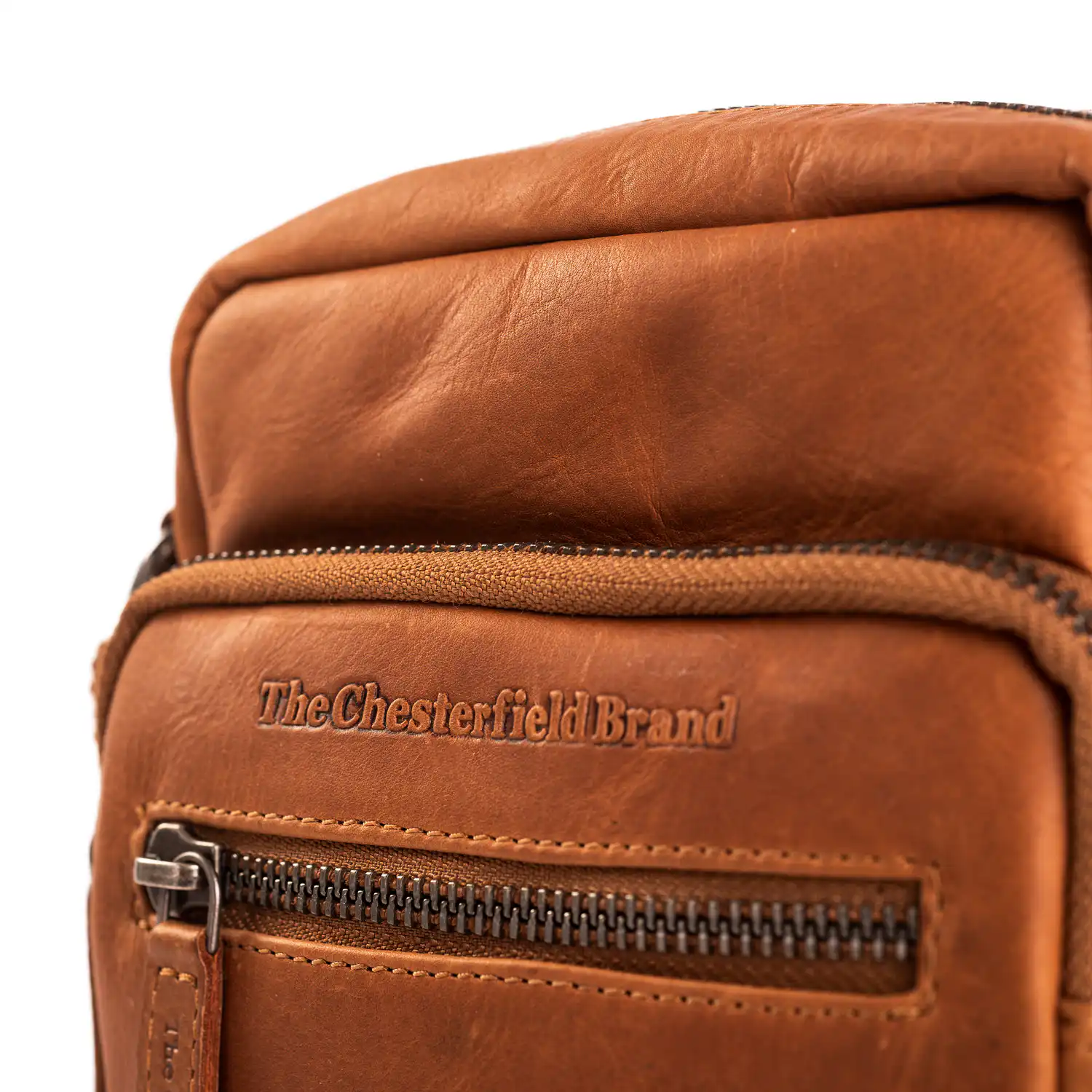 Chesterfield Leather Shoulder Bag Bremen Ταμπά