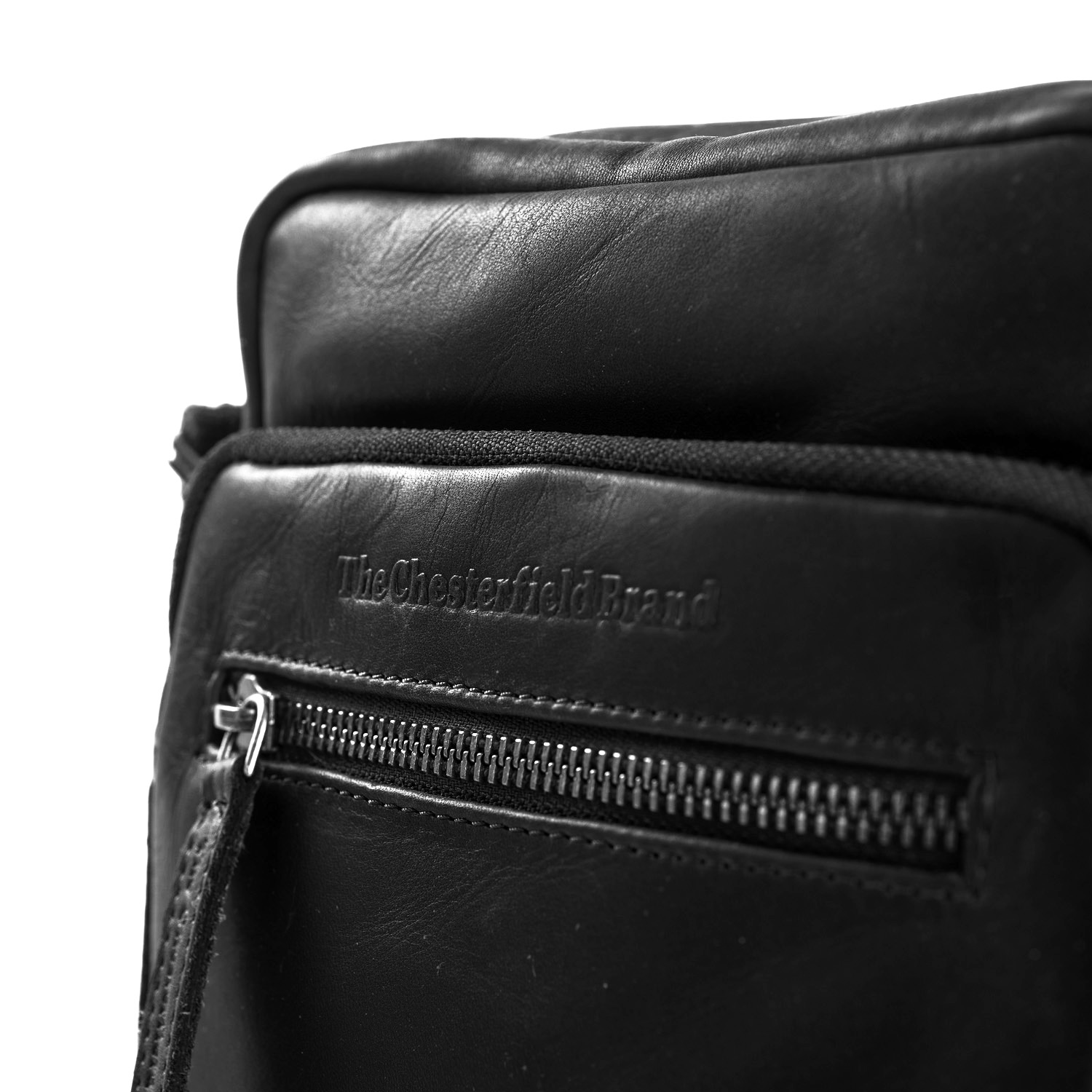 Chesterfield Leather Shoulder Bag Birmingham Black