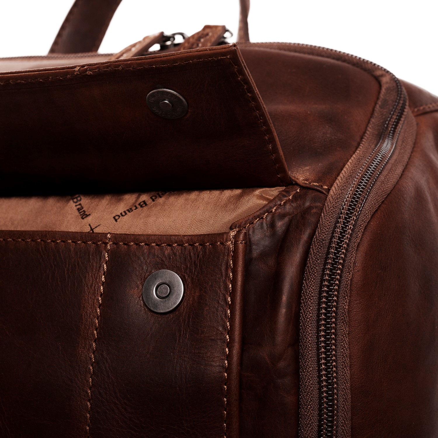 Chesterfield Leather Backpack Rich Brown