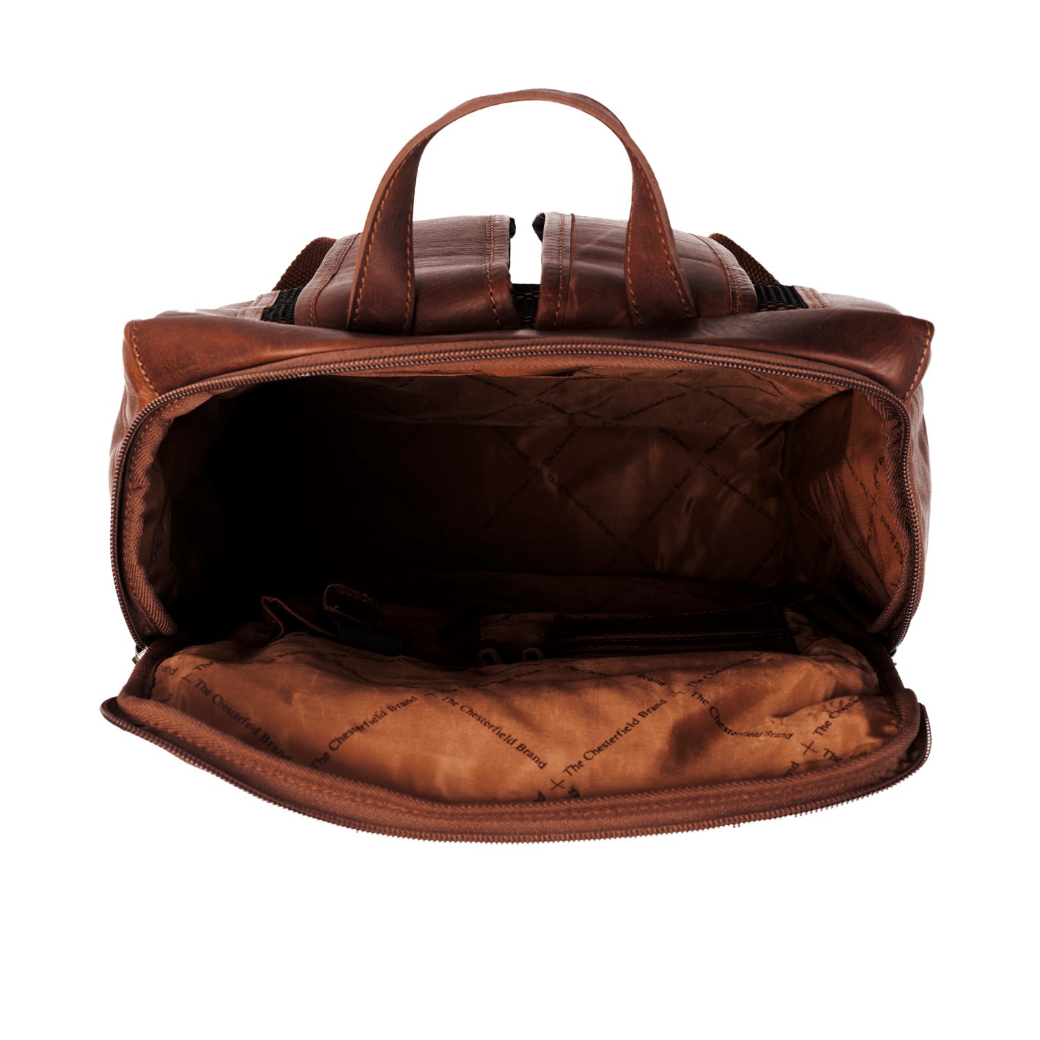 Chesterfield Leather Backpack Rich Brown