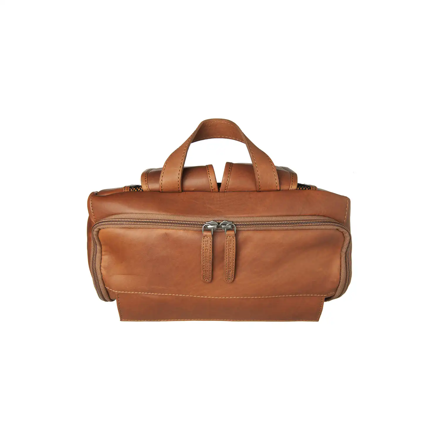 Chesterfield Leather Backpack Cognac Rich
