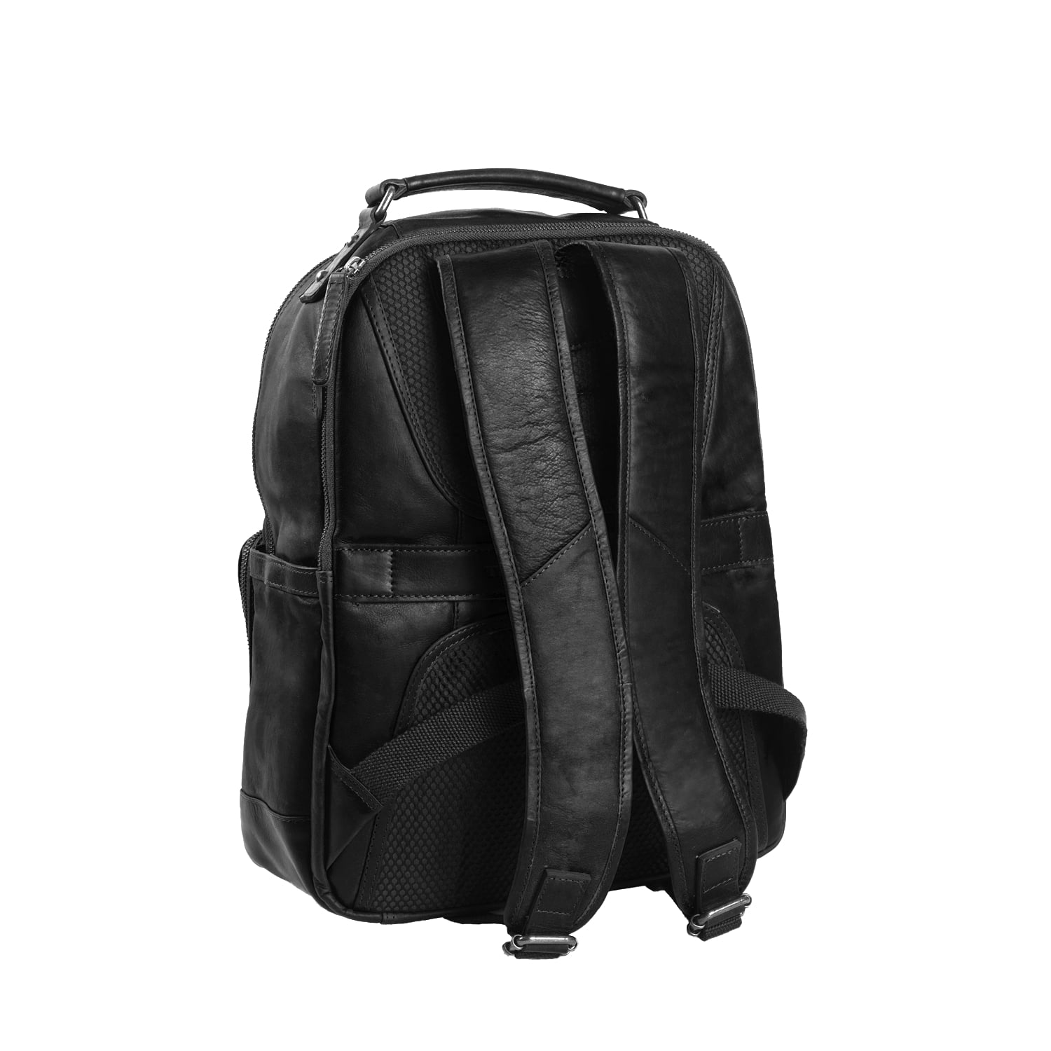 Chesterfield Leather Backpack Austin Black