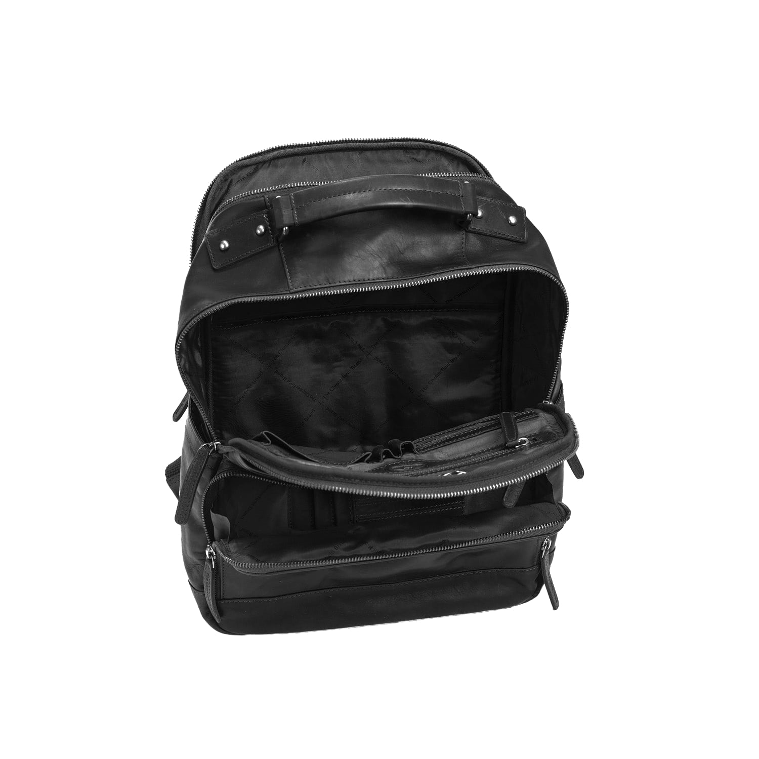 Chesterfield Leather Backpack Austin Black