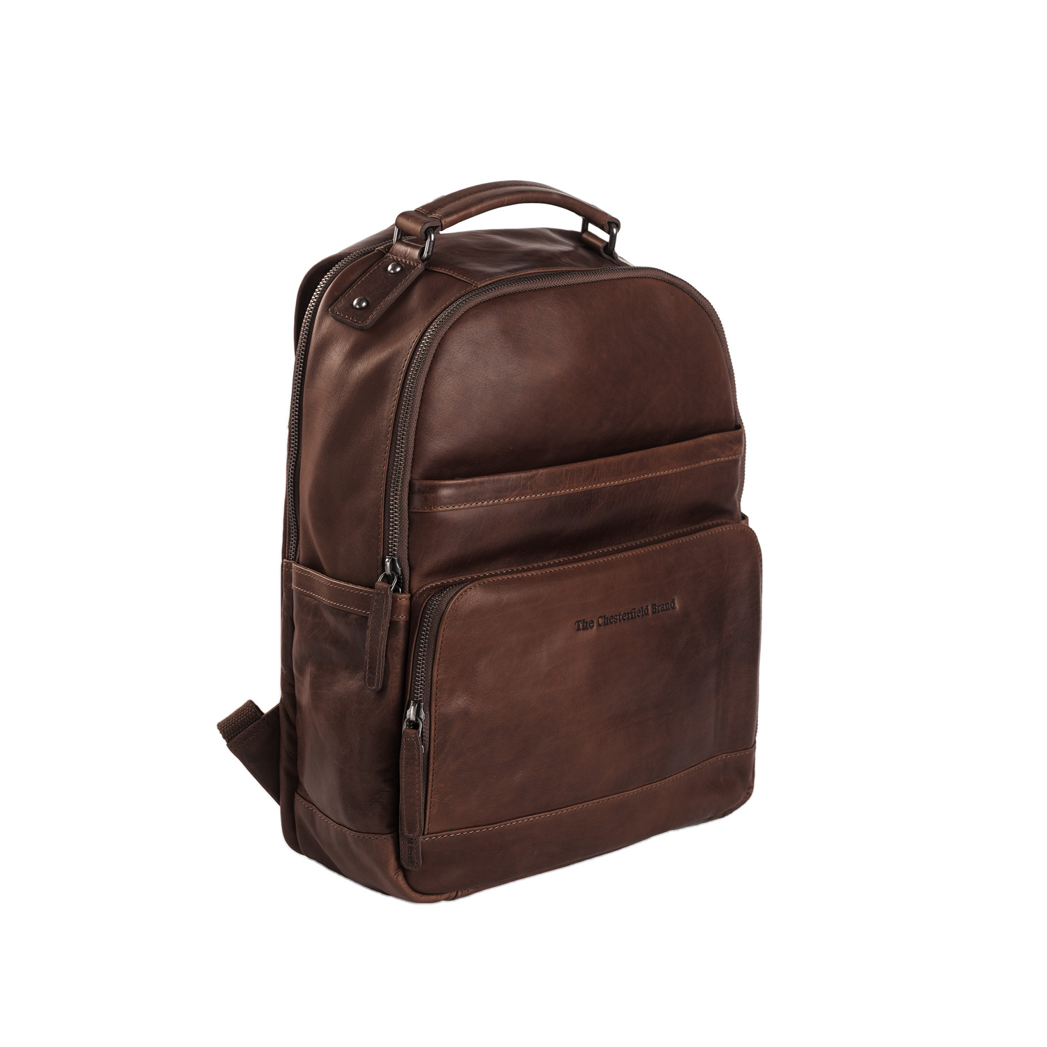 Chesterfield Leather Backpack Austin Brown