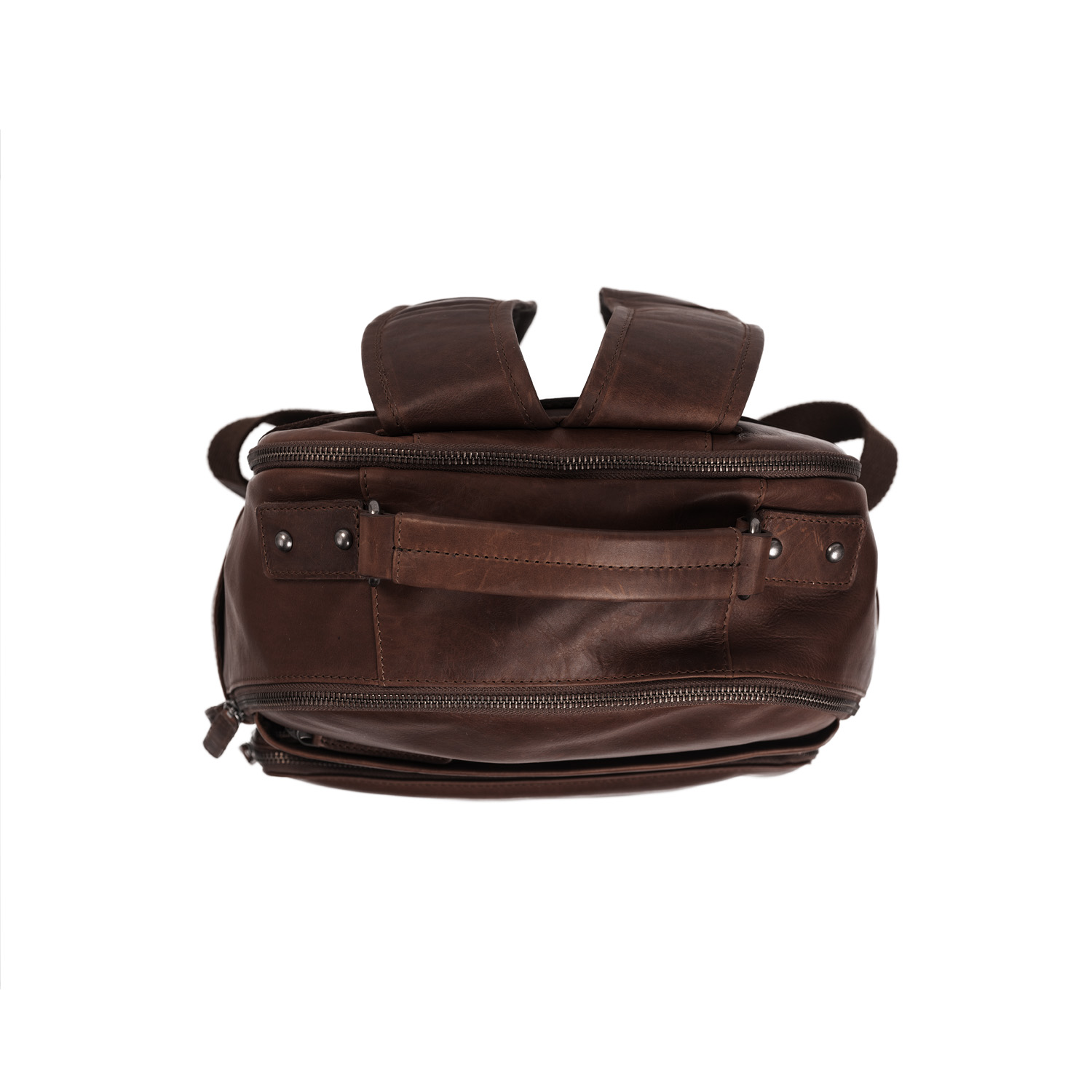 Chesterfield Leather Backpack Austin Brown