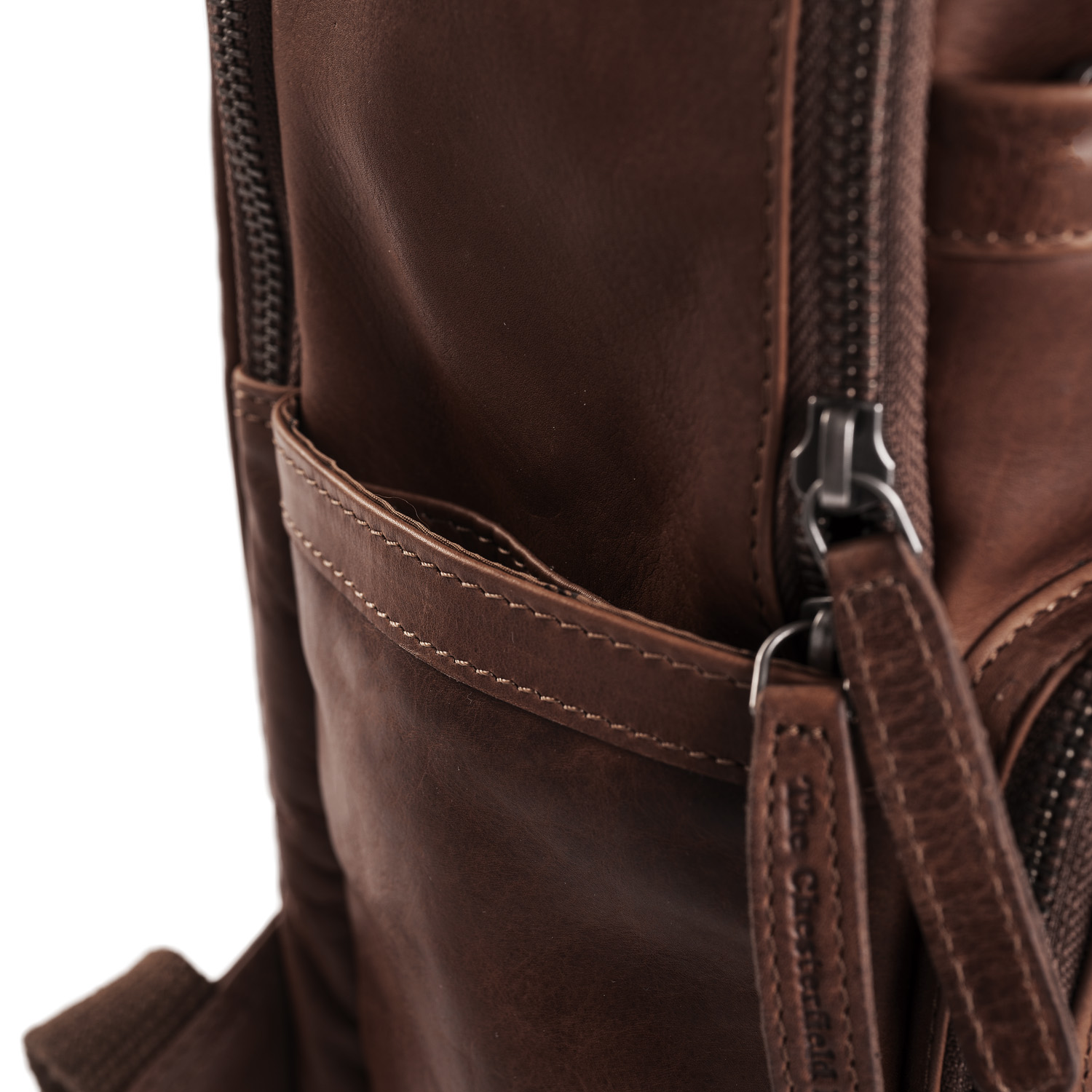 Chesterfield Leather Backpack Austin Brown