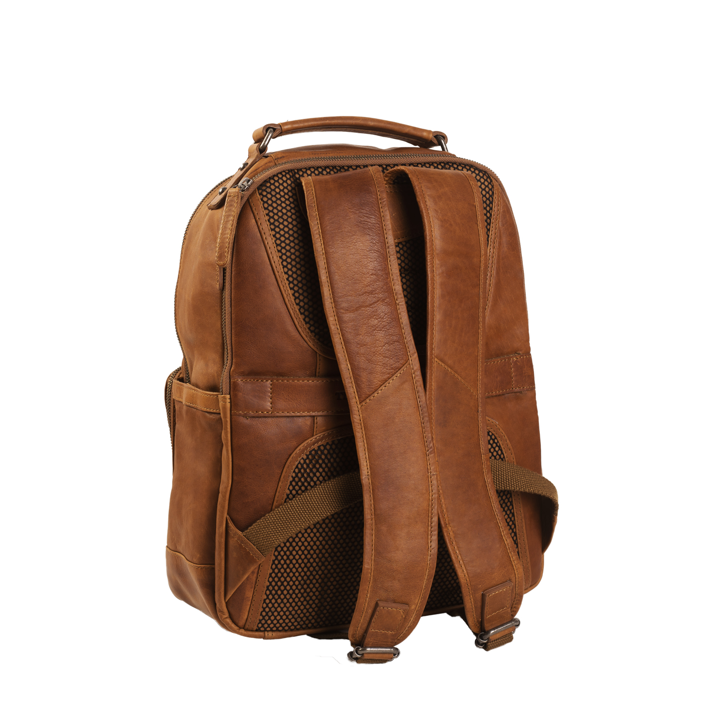 Chesterfield Leather Backpack Austin Cognac