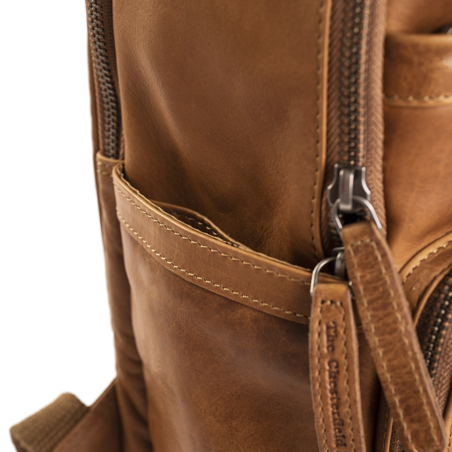 Chesterfield Leather Backpack Austin Cognac