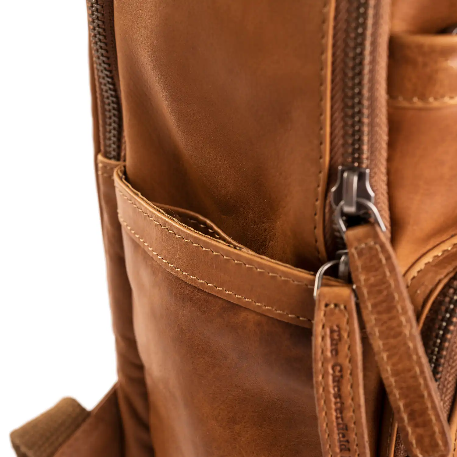 Chesterfield Leather Backpack Austin Cognac