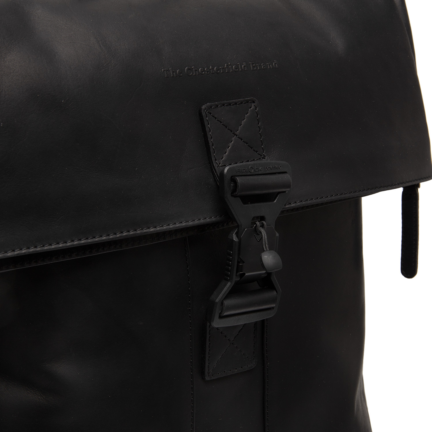 Chesterfield Leather Backpack Savona Black