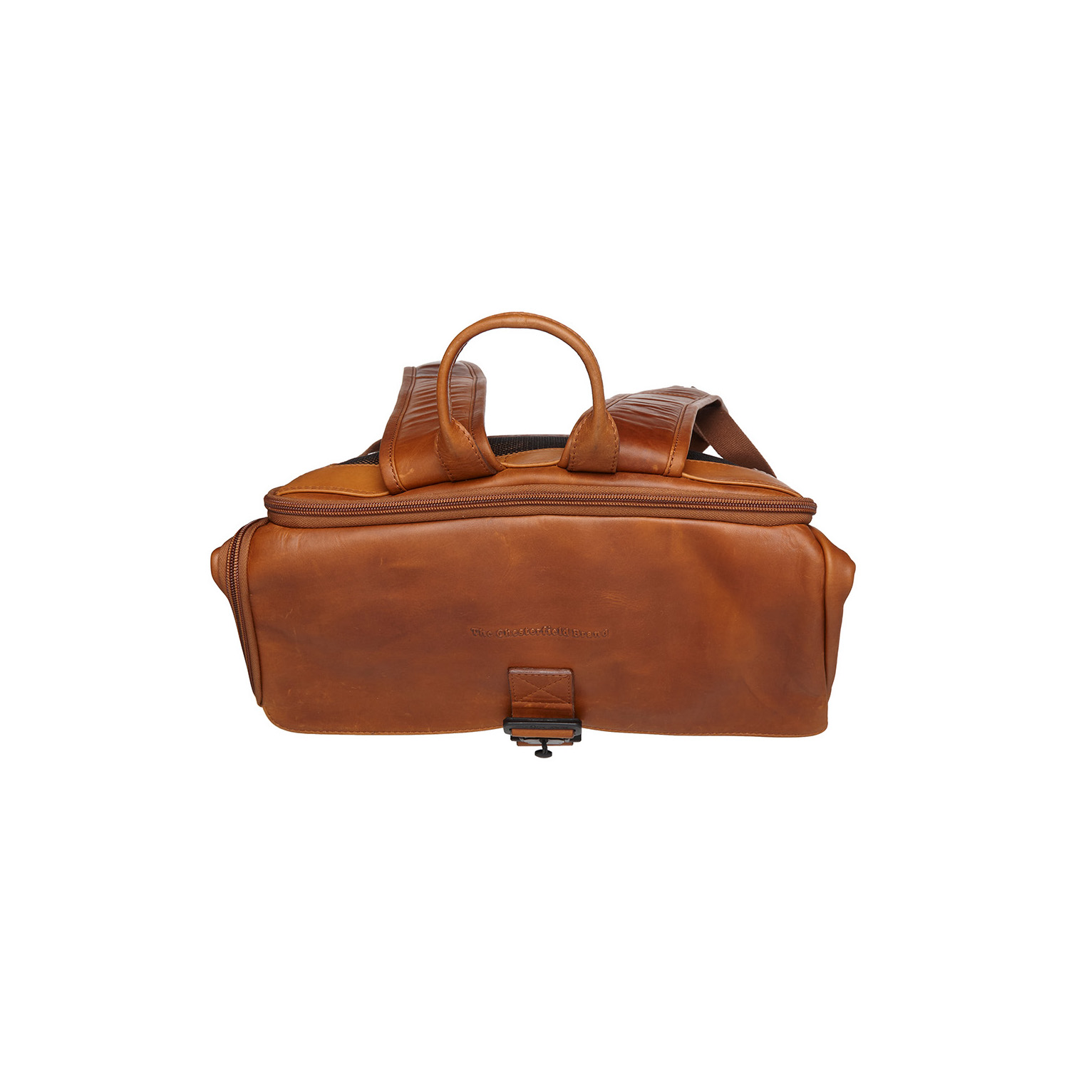 Chesterfield Leather Backpack Savona Cognac