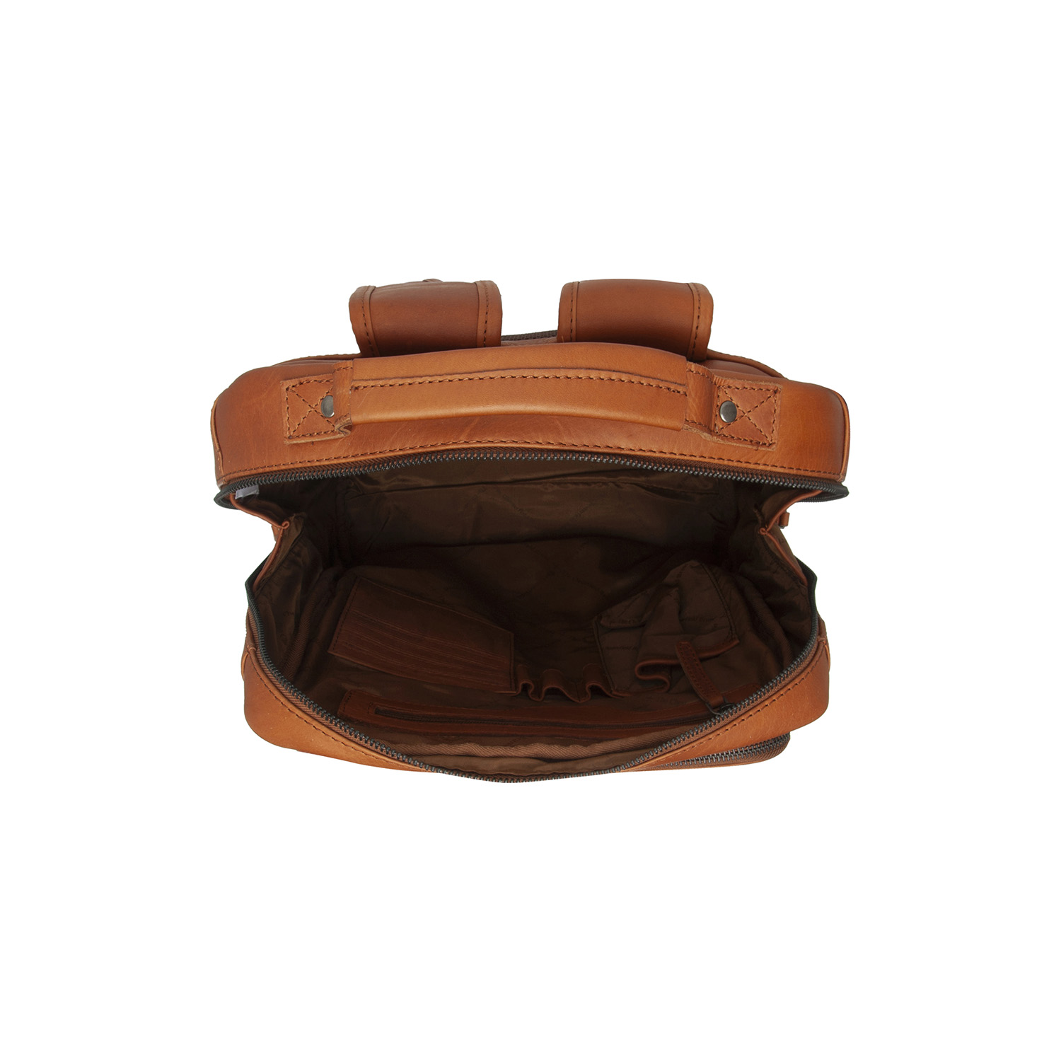 Πορτοφόλι Καρτοθήκη Δέρμα Καφέ The Chesterfield Brand C08.038301