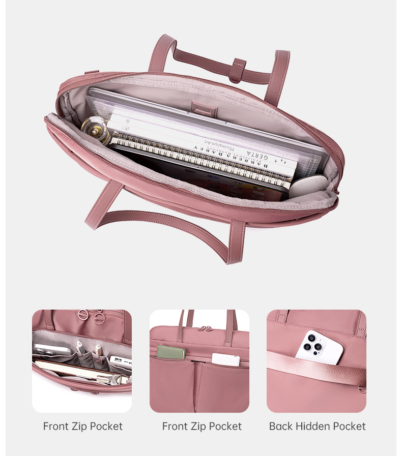 CHANTRIA γυναικεία τσάντα ώμου CB00773 για laptop 15.6", 4L, χακί